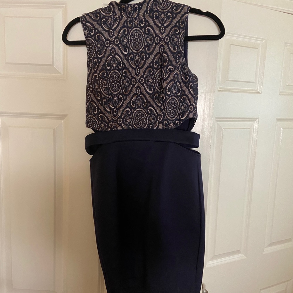 navy lace bodycon dress homecoming
